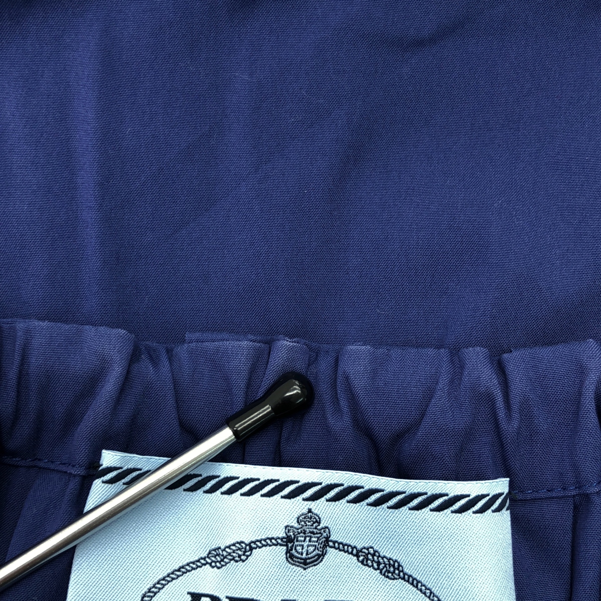 PRADA / プラダ ギャザー リボン ブラウス