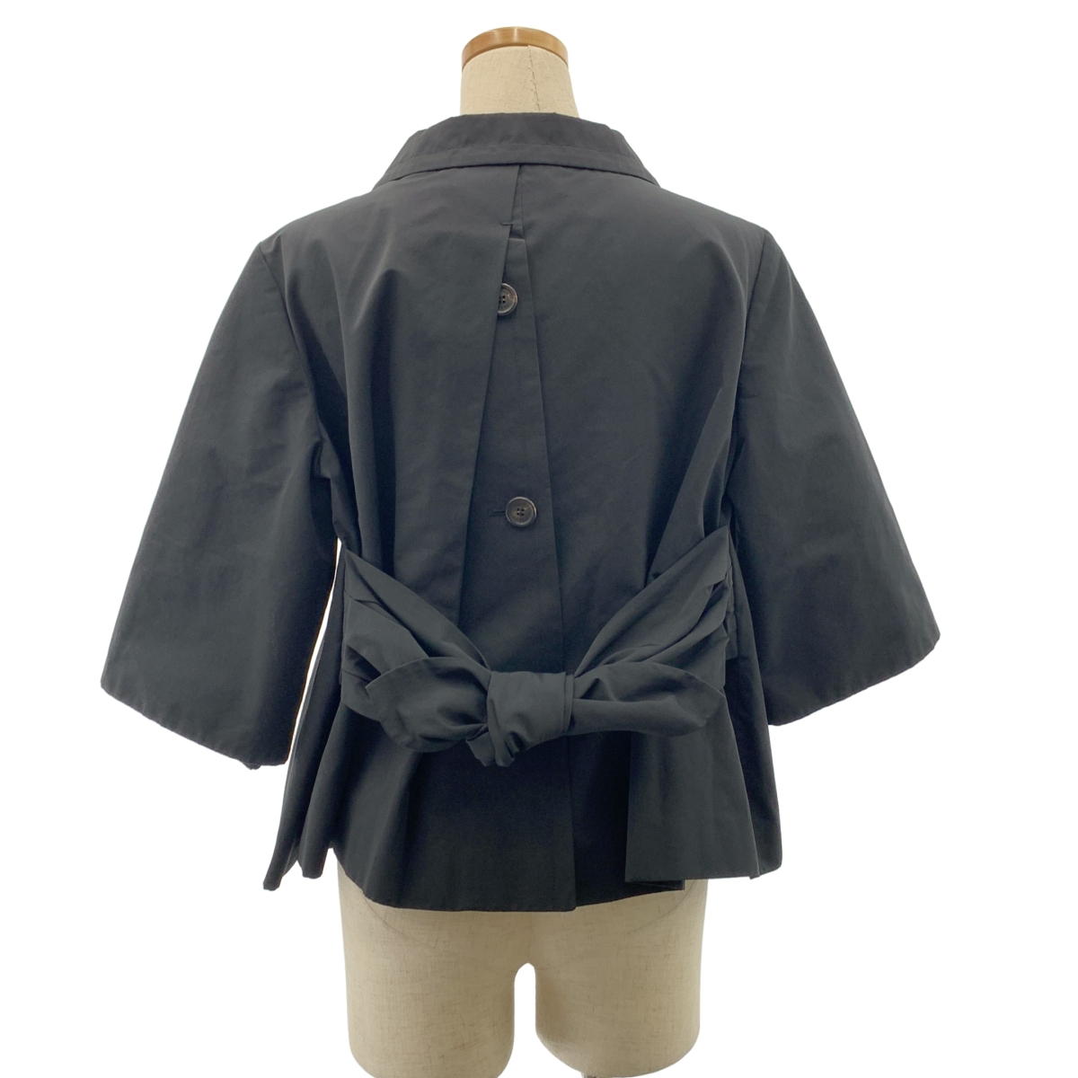 PRADA / プラダ バックリボン フレア ジャケット