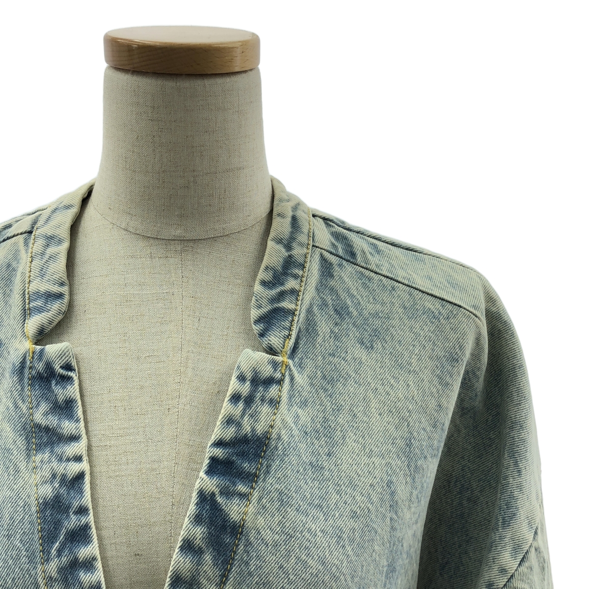 Christian Wijnants / クリスチャンワイナンツ TASHVID / デニム オーバー ノーカラー ジャケット