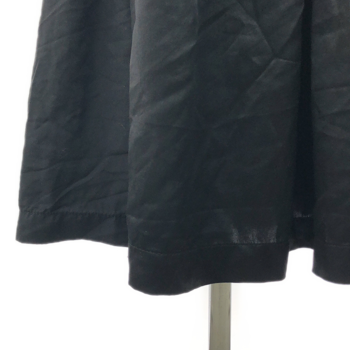 tricot COMME des GARCONS / トリココムデギャルソン ポリエステル 染め加工 パッチ ギャザー ボリューム スカート