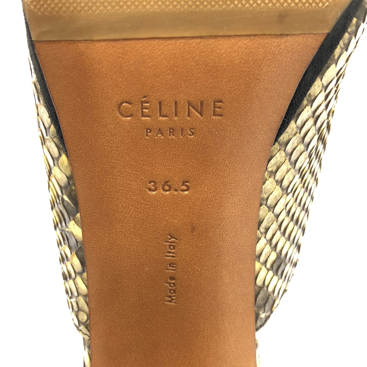 CELINE / セリーヌ フィービー期 パイソン ミュール サンダル