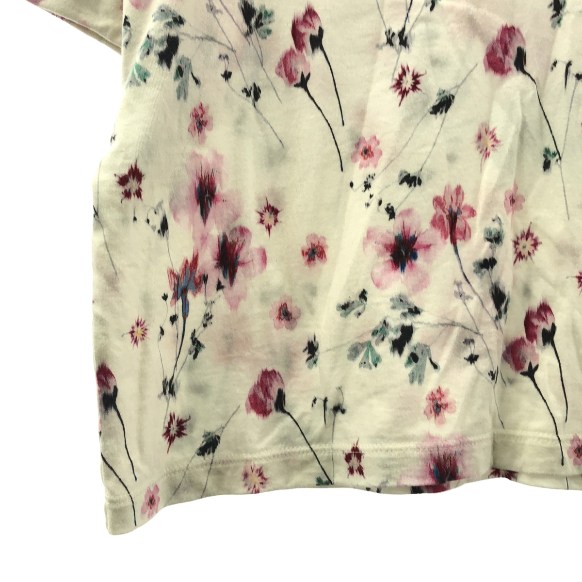 Mame Kurogouchi / マメクロゴウチ コットン チェリーブロッサム Tシャツ