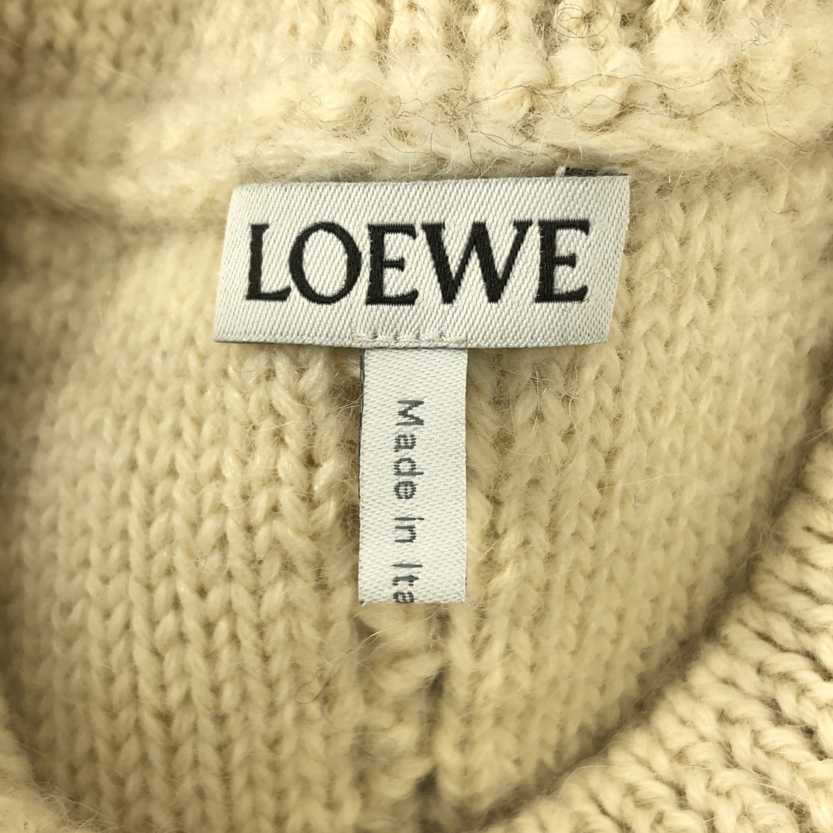 LOEWE / ロエベ ウール アルパカ フリンジ ニット