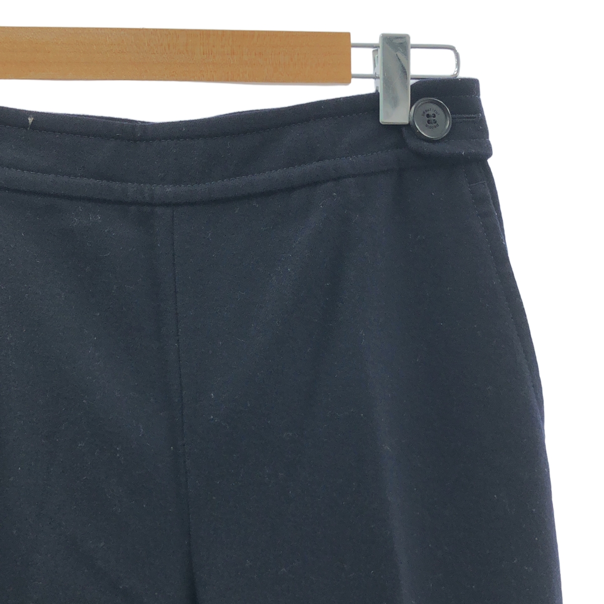 beautiful people / ビューティフルピープル ウール サイドジップ ワイド フレア ブーツカット パンツ / 柄裏地