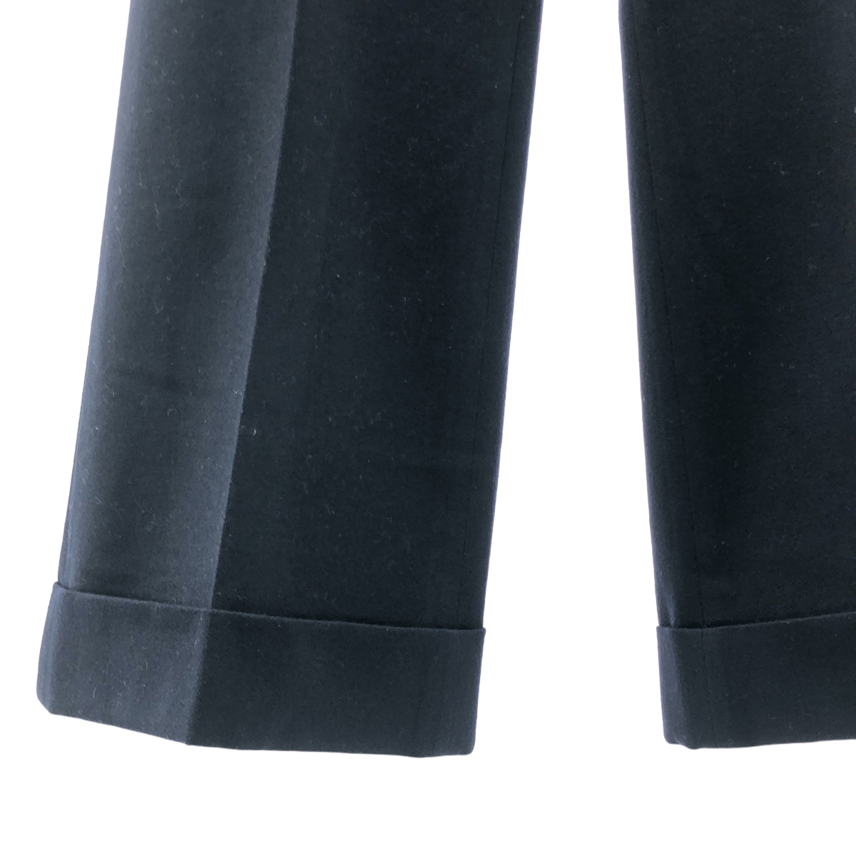 beautiful people / ビューティフルピープル ウール サイドジップ ワイド フレア ブーツカット パンツ / 柄裏地