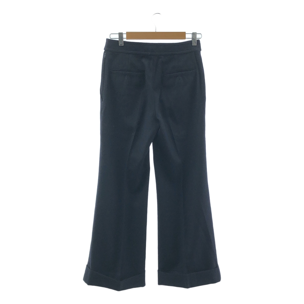 beautiful people / ビューティフルピープル ウール サイドジップ ワイド フレア ブーツカット パンツ / 柄裏地