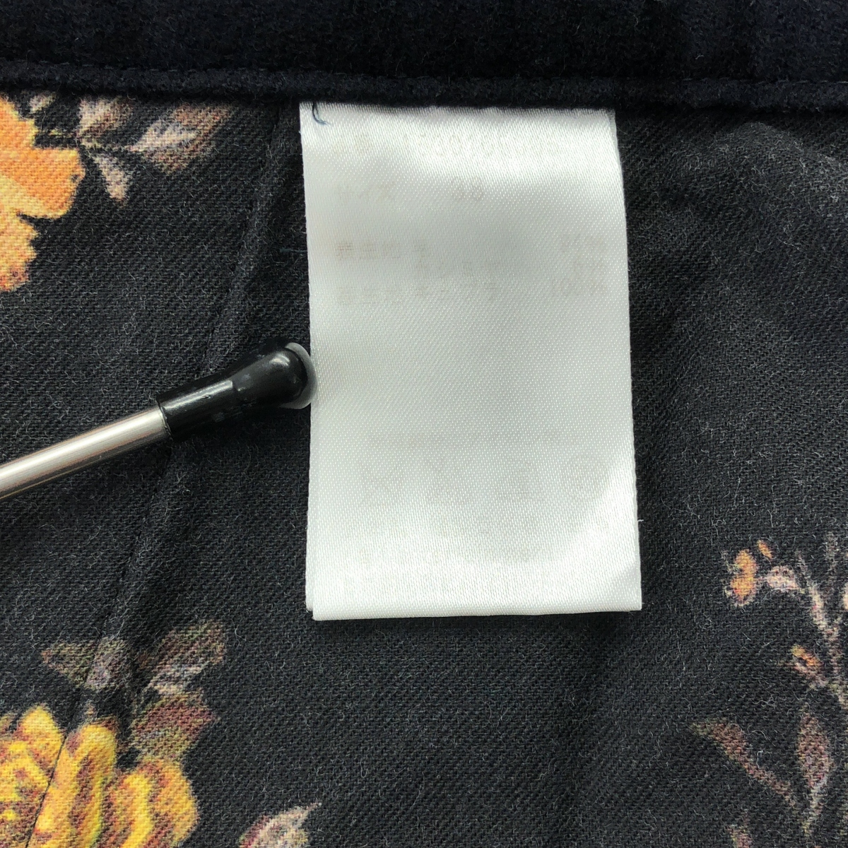 beautiful people / ビューティフルピープル ウール サイドジップ ワイド フレア ブーツカット パンツ / 柄裏地