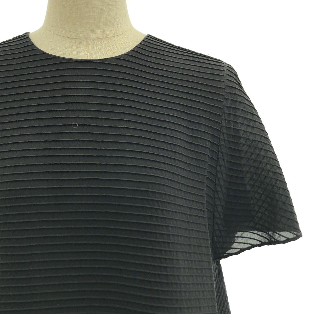 BALENCIAGA / バレンシアガ SILK / シルク ボーダー プルオーバー ワンピース