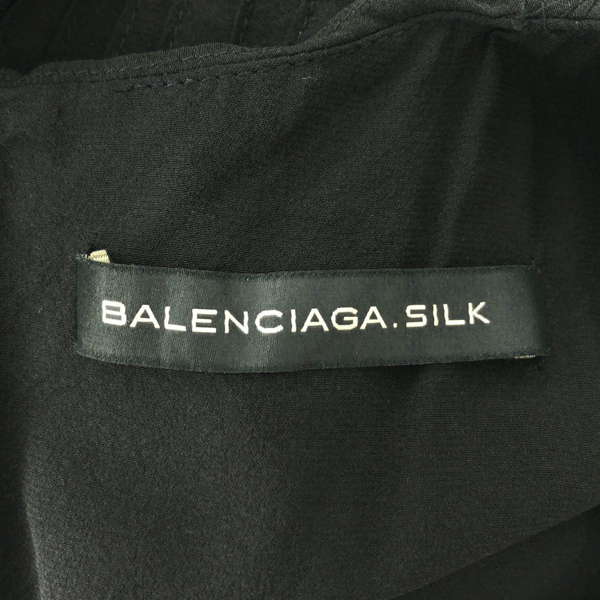 BALENCIAGA / バレンシアガ SILK / シルク ボーダー プルオーバー ワンピース