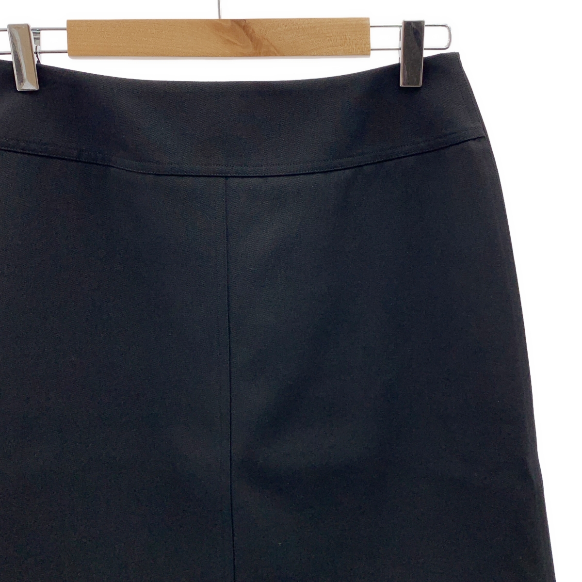 HERMES / エルメス ウールギャバジン クロアジップ スカート