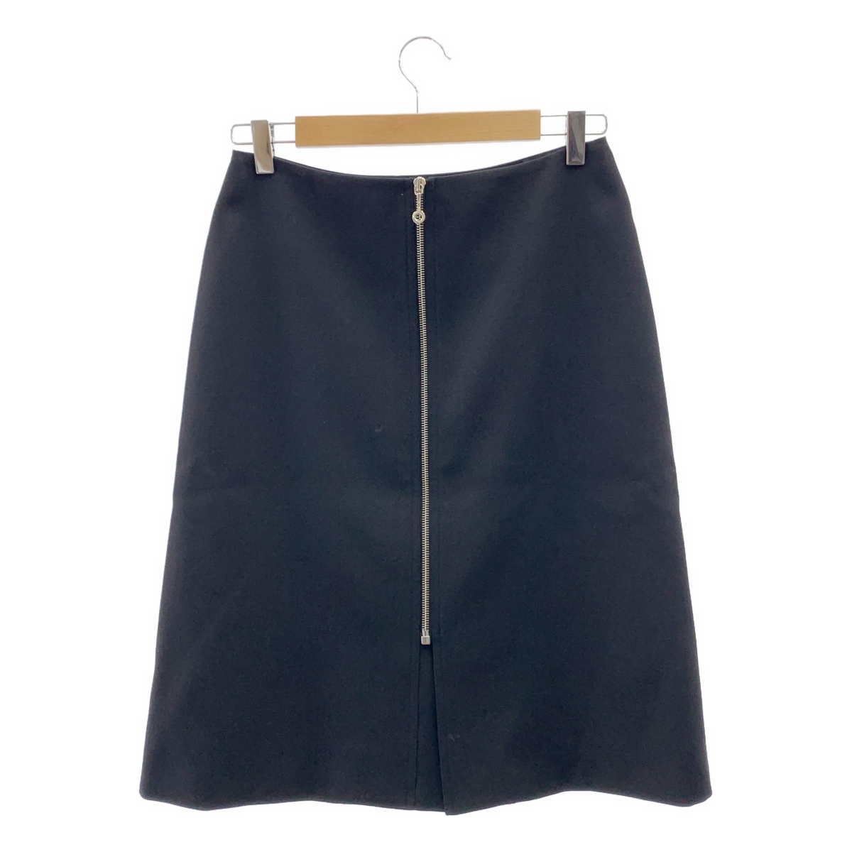 HERMES / エルメス ウールギャバジン クロアジップ スカート