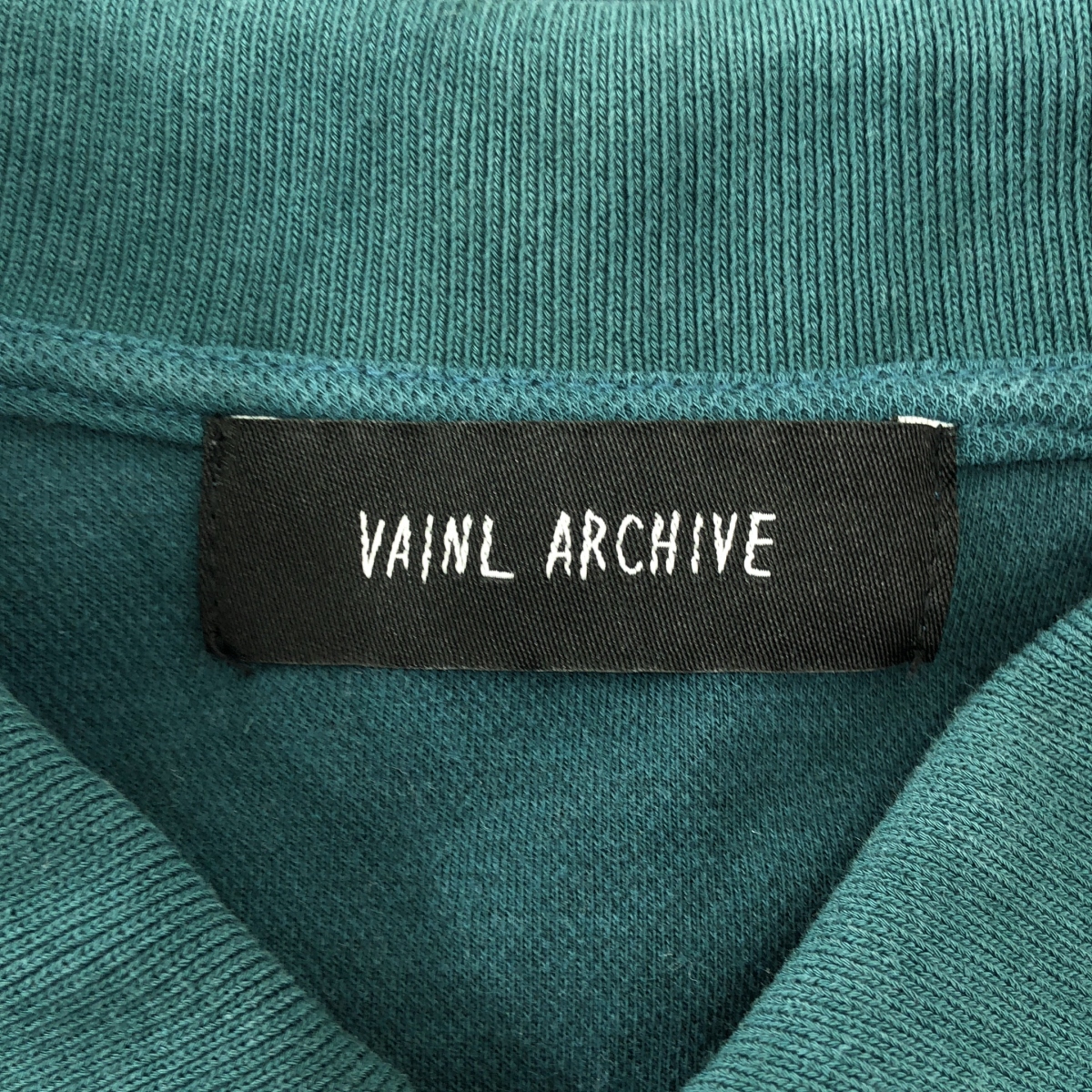 Vainl Archive / ヴァイナルアーカイブ コットン ポロ カットソー