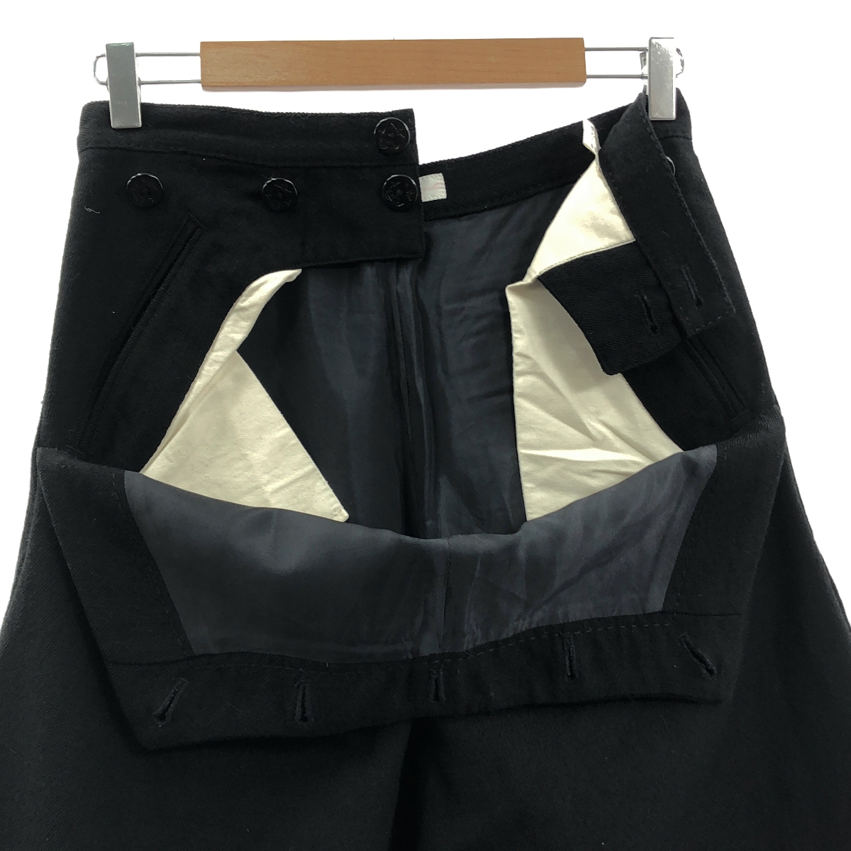 homspun / ホームスパン ウール ワイド セーラーパンツ