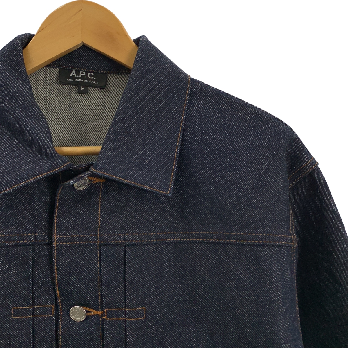 A.P.C. / アーペーセー Rue Madame Paris / DENIM BRUT VESTE JEAN JPS / 1st リジット 濃紺 デニムジャケット