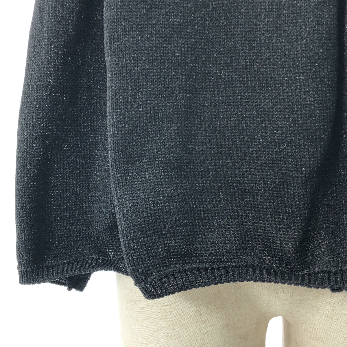 COMME des GARCONS / コムデギャルソン ノースリーブ ナイロン ニット ブラウス