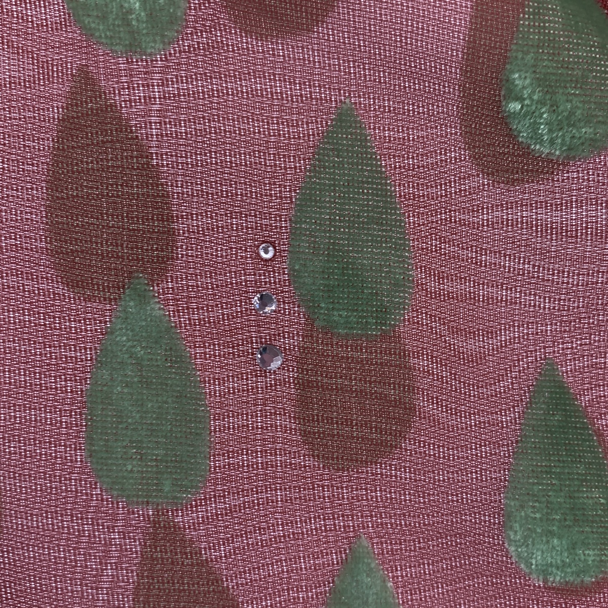 BED J.W. FORD / ベッドフォード 総柄 チュール オーバー シャツ