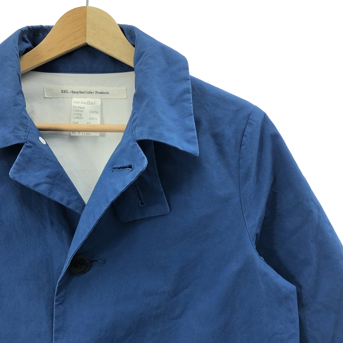 EEL / イール SAKURA COAT コットン ステンカラー コート