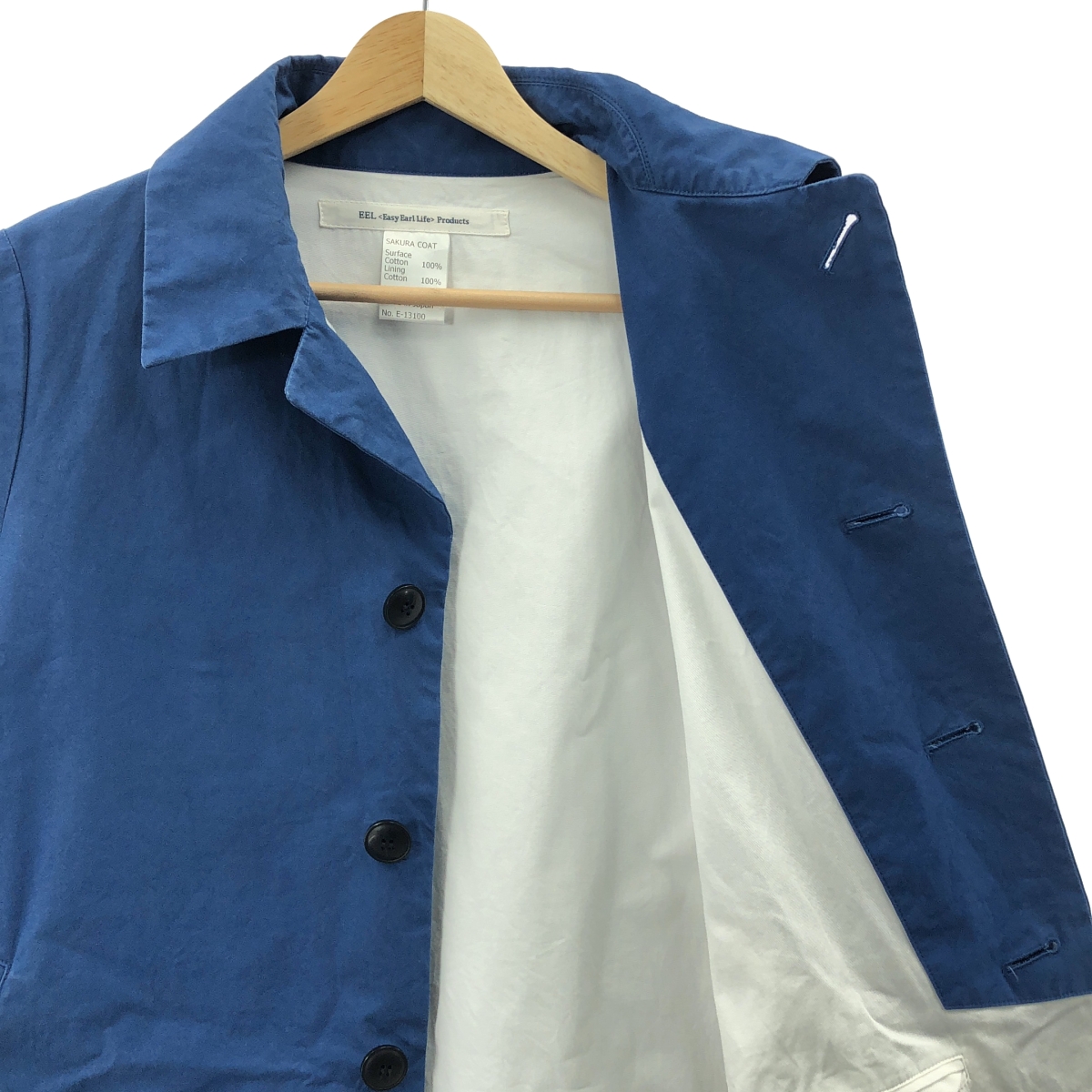 EEL / イール SAKURA COAT コットン ステンカラー コート