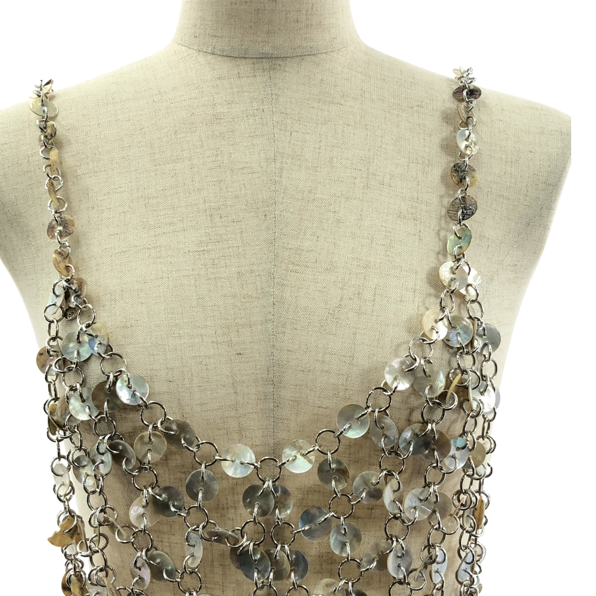 Chika Kisada / チカキサダ shell button bustier シェルボタン ビスチェ