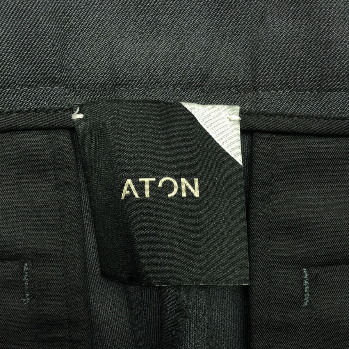 ATON / エイトン ウール スラックス パンツ