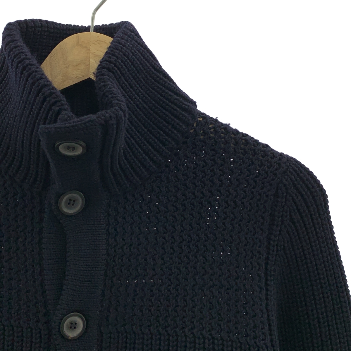 LANVIN / ランバン ウール リブ ローゲージ ニット カーディガン