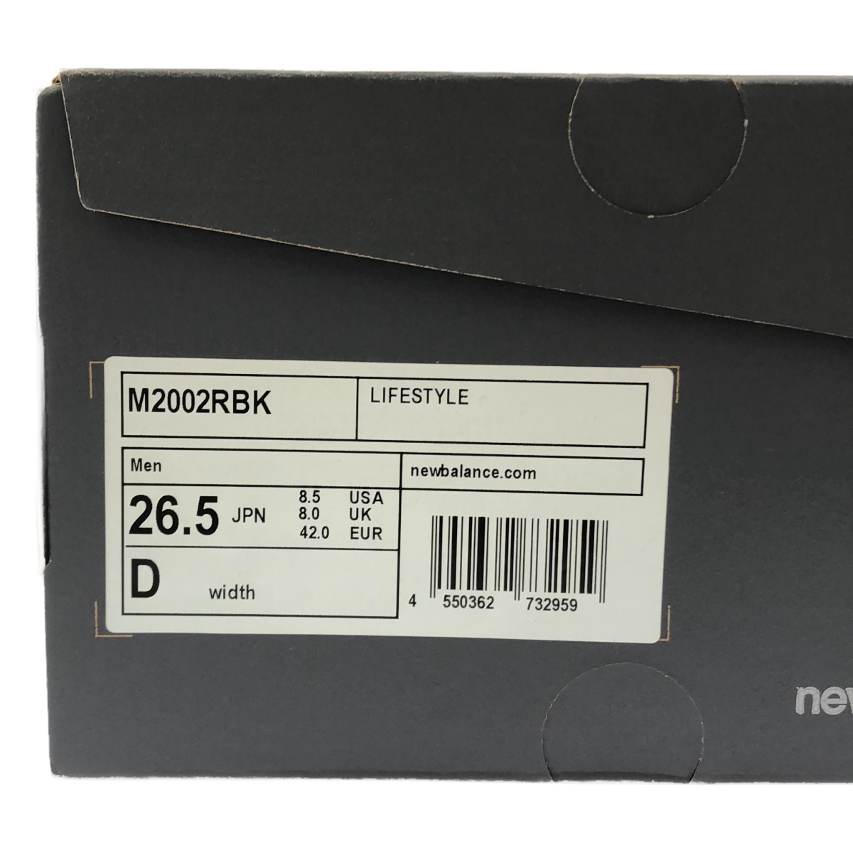 New Balance / ニューバランス M2002RBK スエード レースアップ スニーカー