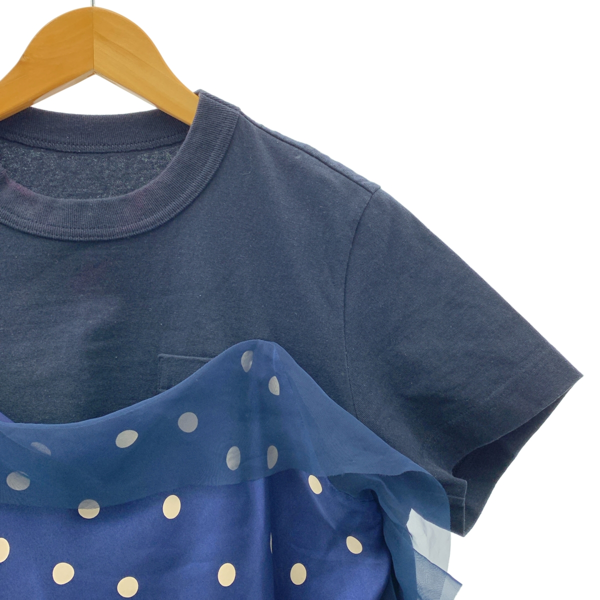 sacai / サカイ ドット シアー 異素材切替 カットソー