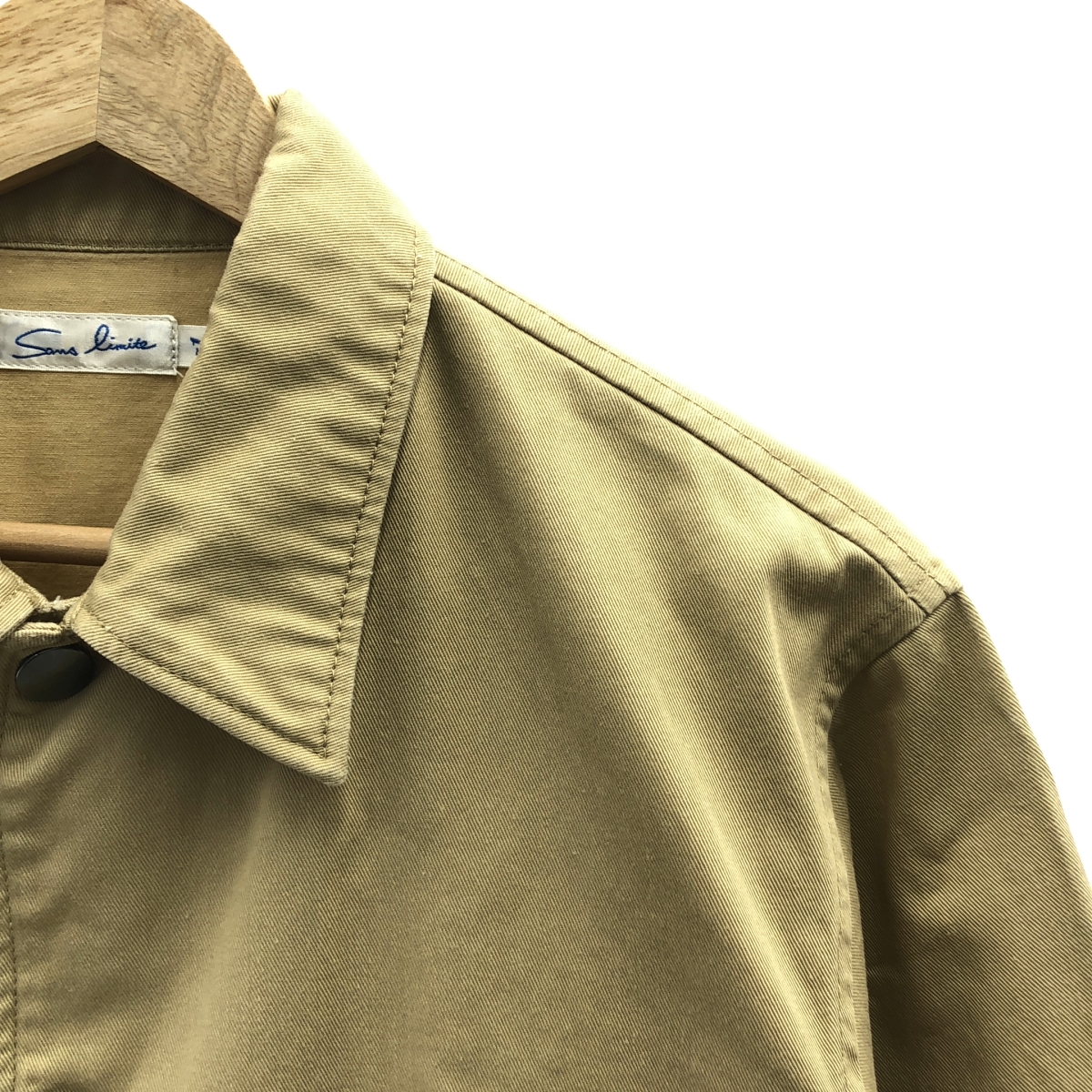 sans limite / サンリミット chino coach jacket チノコーチジャケット