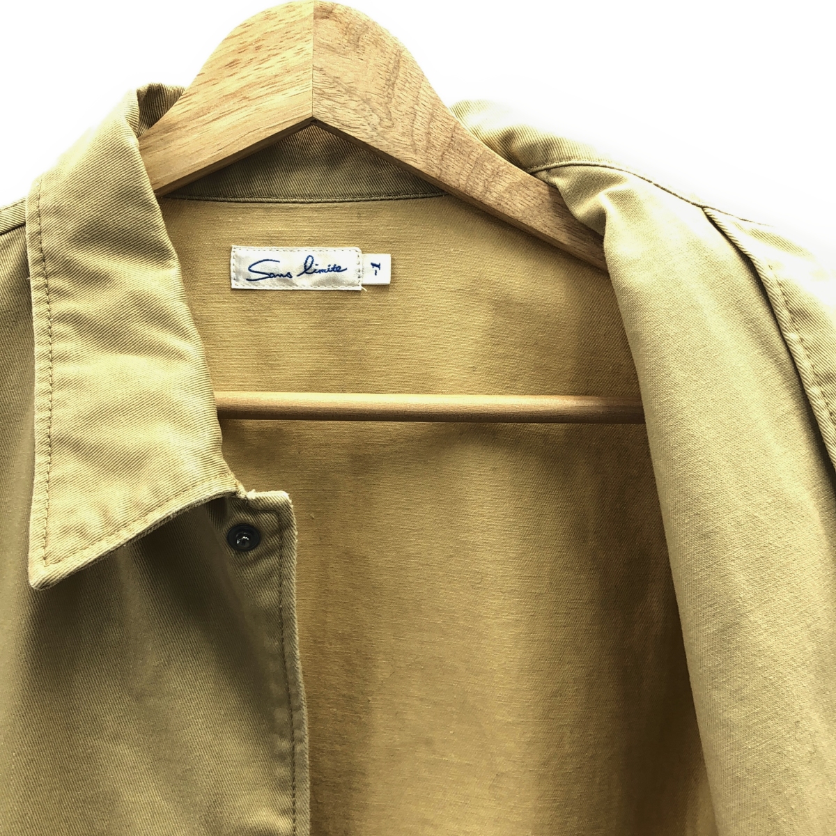 sans limite / サンリミット chino coach jacket チノコーチジャケット