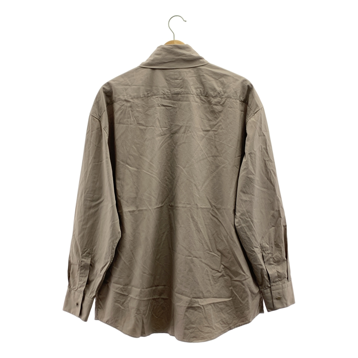 HERMES / エルメス コットン タイカラー セリエボタン オーバーシルエット シャツ