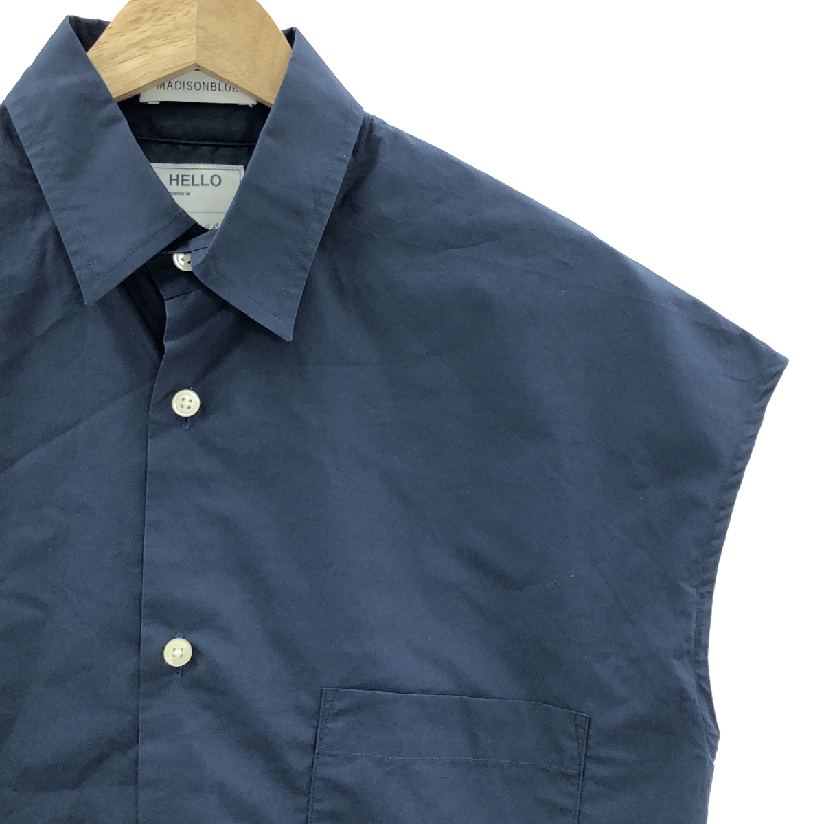 MADISON BLUE / マディソンブルー ノースリーブ コットン ブラウス