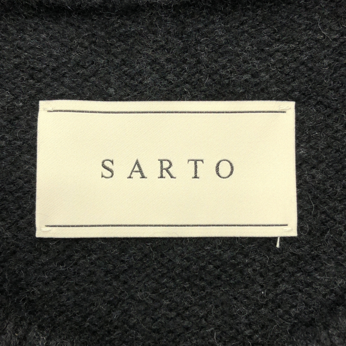 SARTO / サルト HEAVY WOOL CREW NECK L/S ヘビー ウール クルーネック ニット