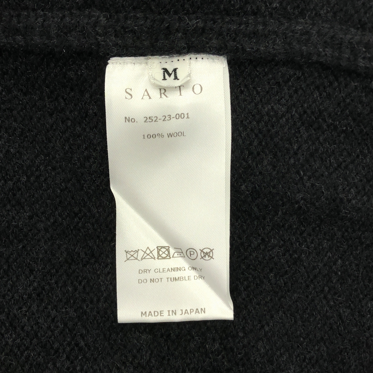 SARTO / サルト HEAVY WOOL CREW NECK L/S ヘビー ウール クルーネック ニット
