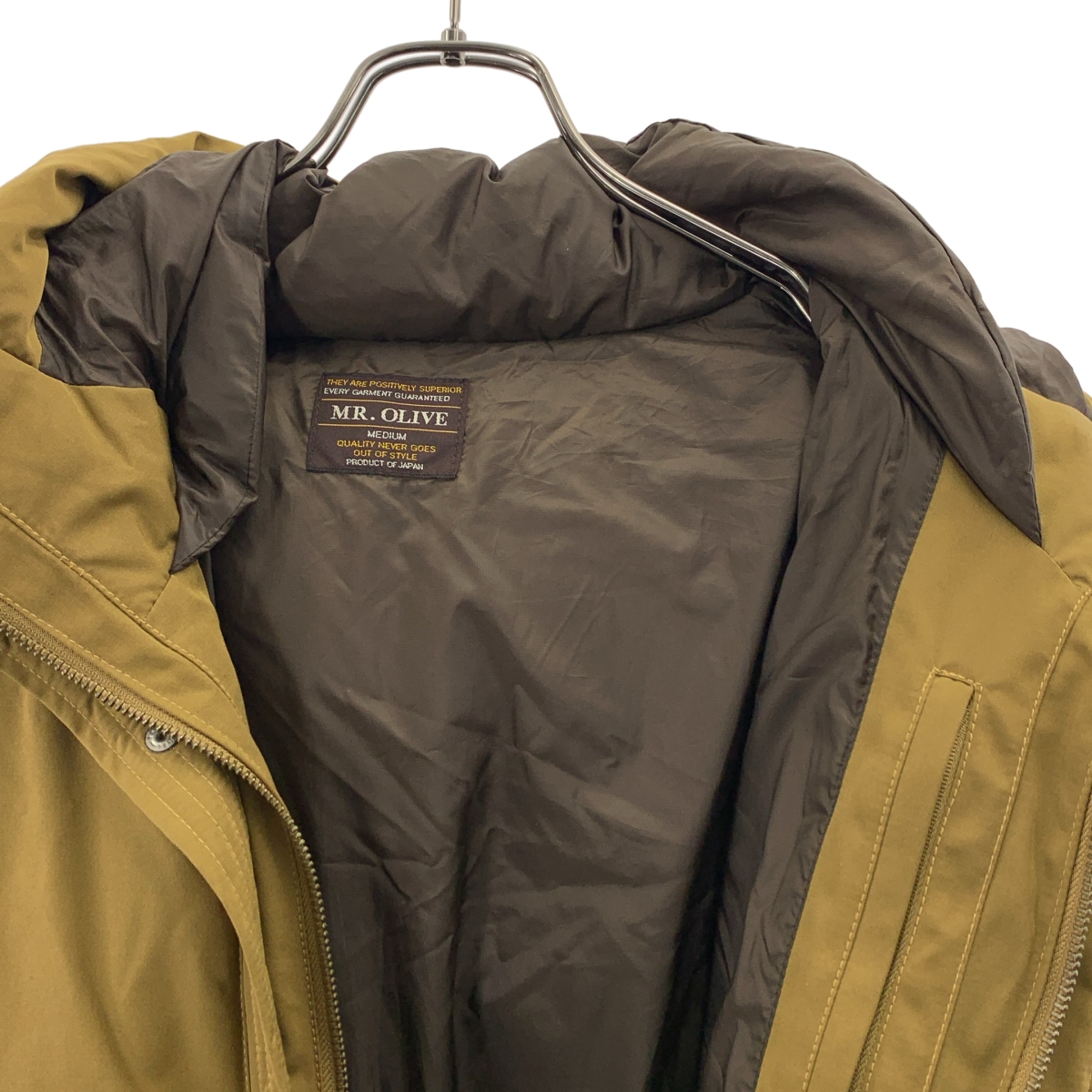 MR.OLIVE / ミスターオリーブ ダウンジャケット フーディ