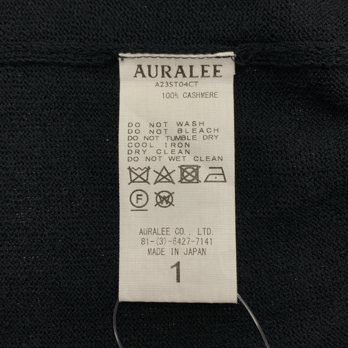 AURALEE / オーラリー cashmere 100％ / カシミヤ ニット セーター
