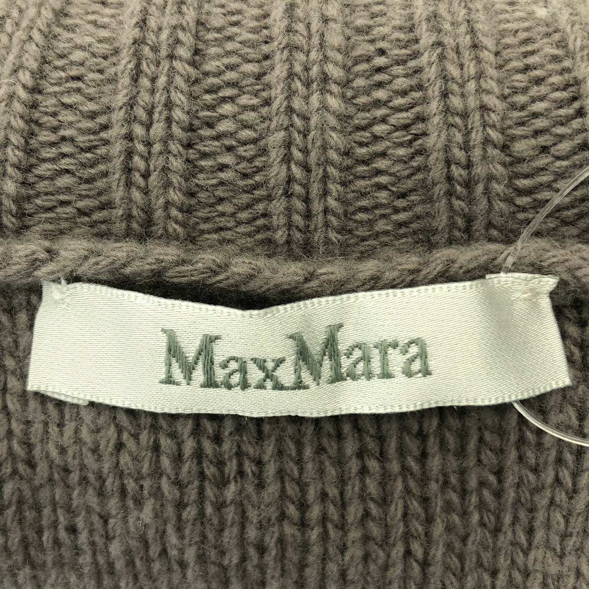 Max Mara / マックスマーラ ウール カシミヤ ケーブル ハイネックニット