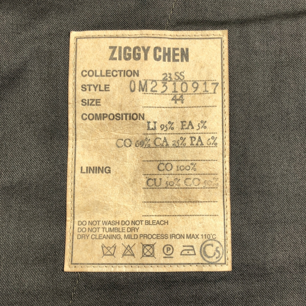 ziggy chen / ジギーチェン オーバーシルエット シャツ ジャケット