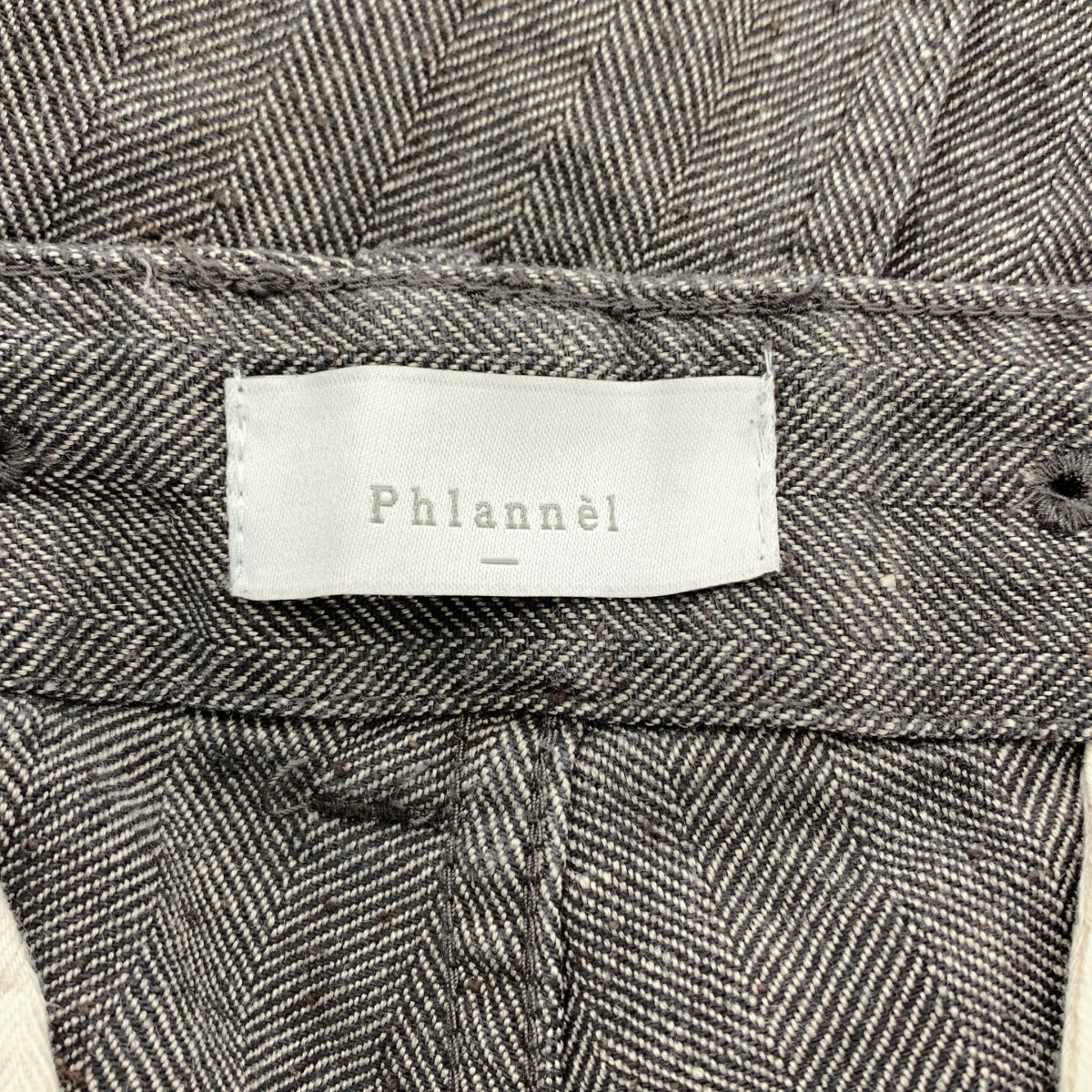 Phlannel / フランネル ヘリンボーン カーゴパンツ