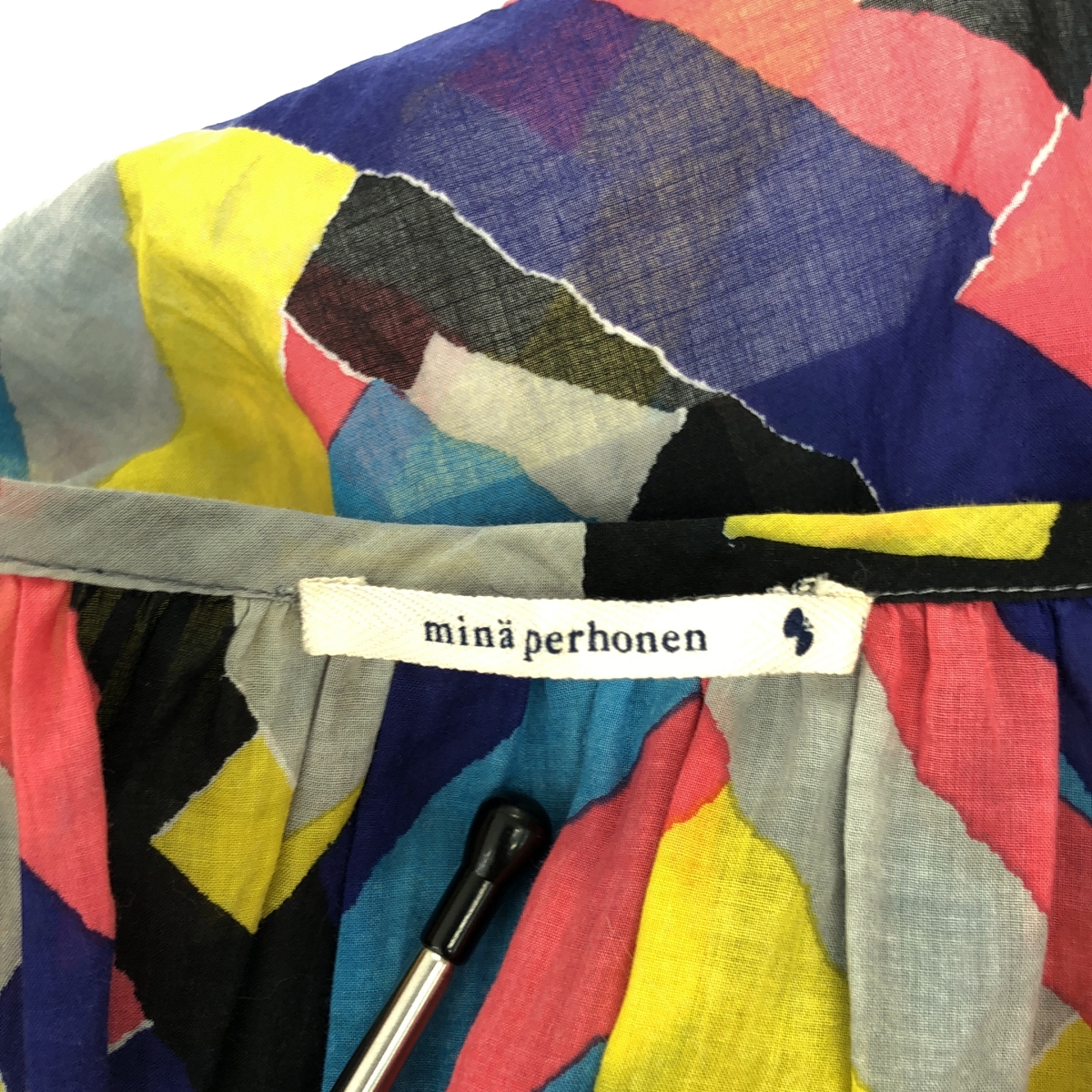 mina perhonen / ミナペルホネン prism コットン 総柄 プルオーバー ワンピース