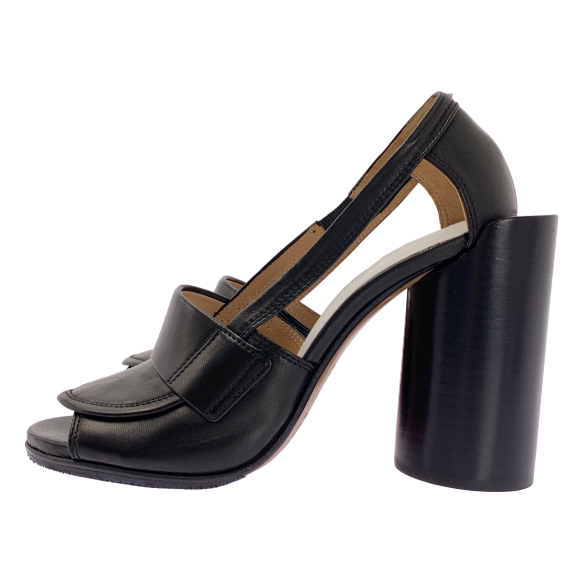 Maison Margiela / メゾンマルジェラ ウッドヒール オープントゥ ヒール パンプス