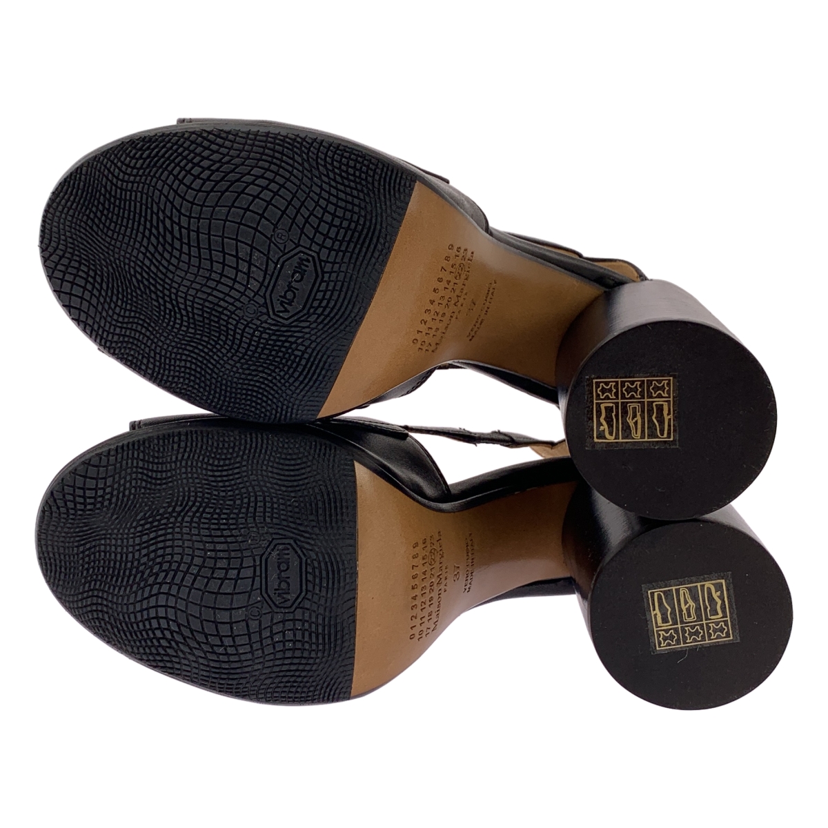 Maison Margiela / メゾンマルジェラ ウッドヒール オープントゥ ヒール パンプス