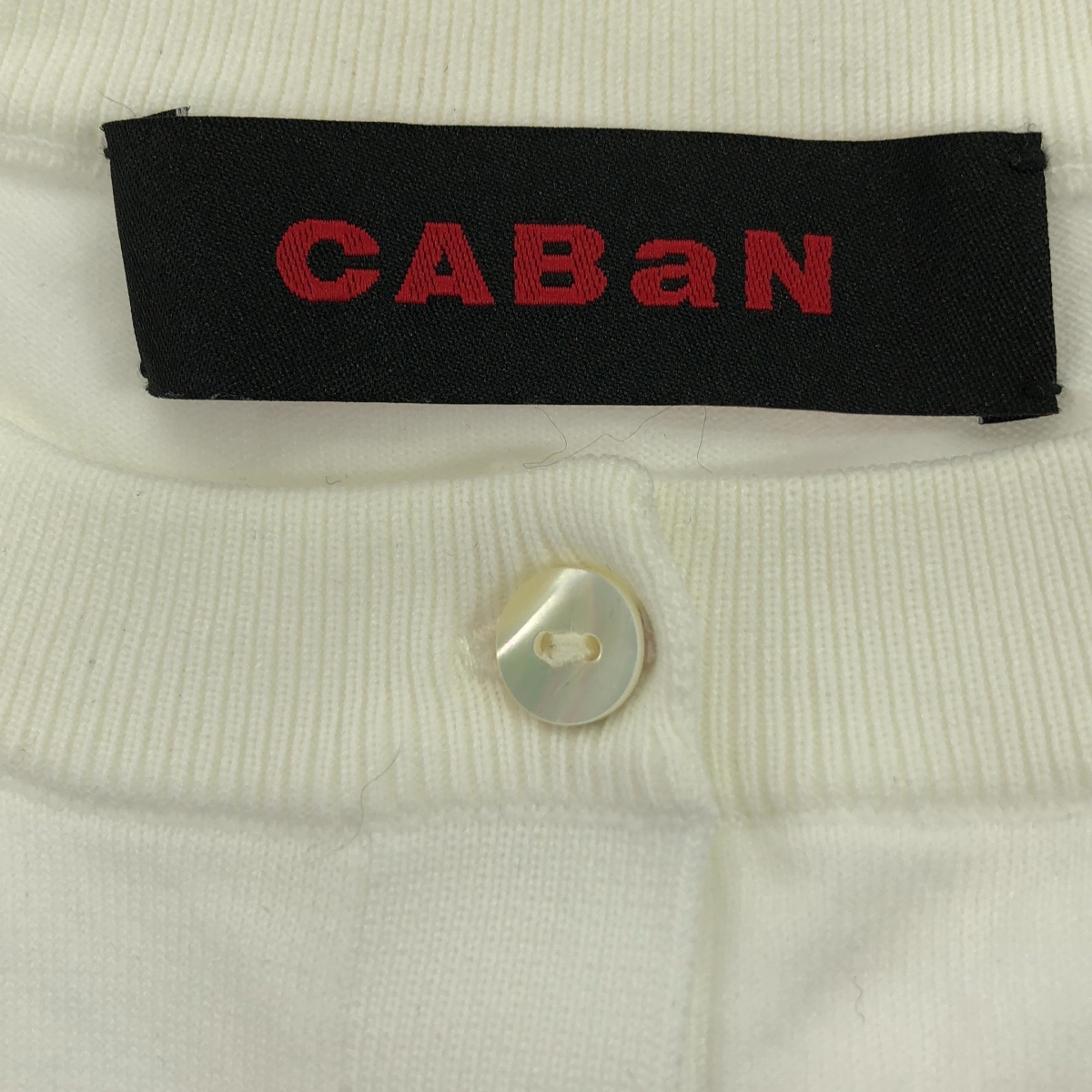 CABaN / キャバン ファインポリエステル ハーフスリーブ ポケット カーディガン