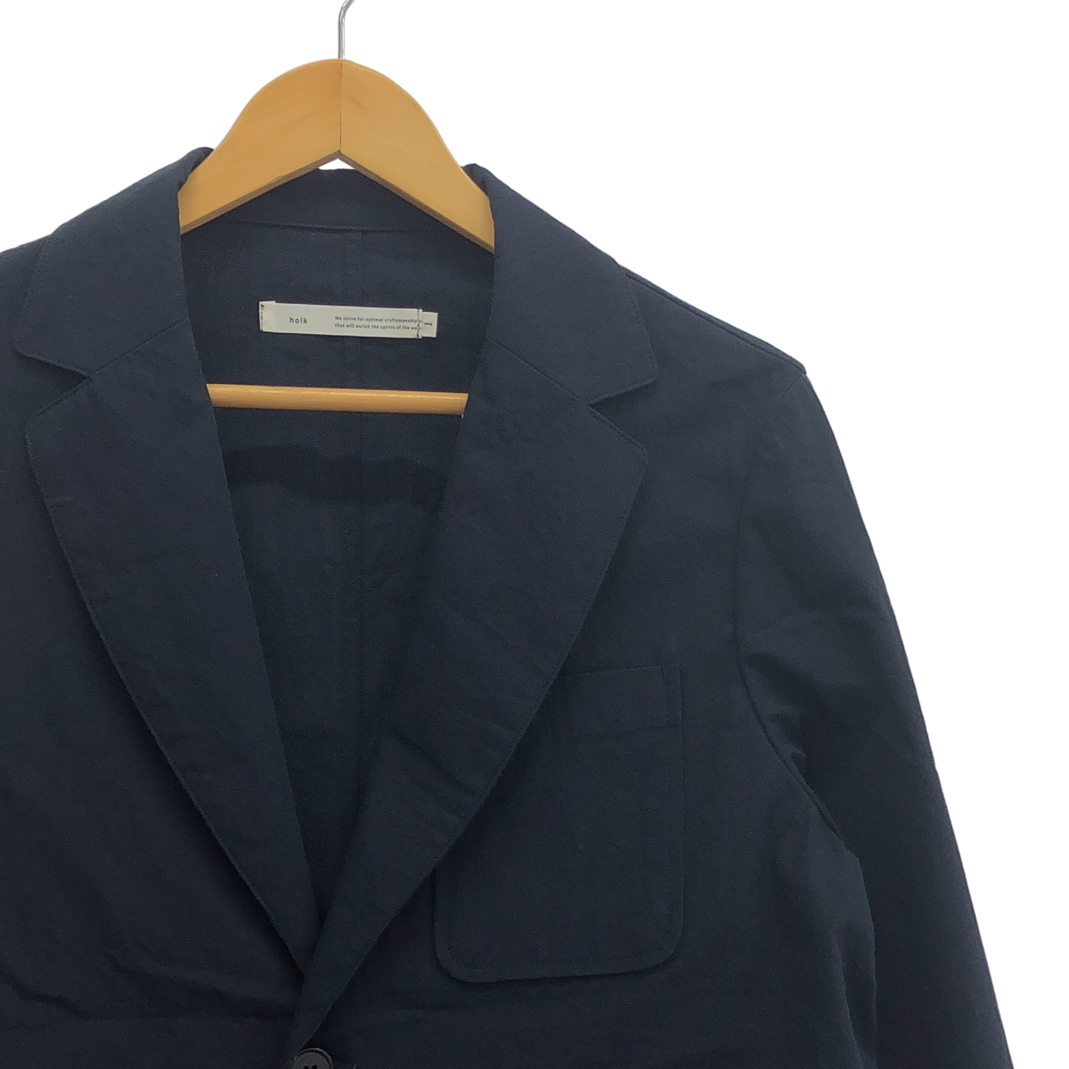 holk / ホーク コットン テーラードジャケット