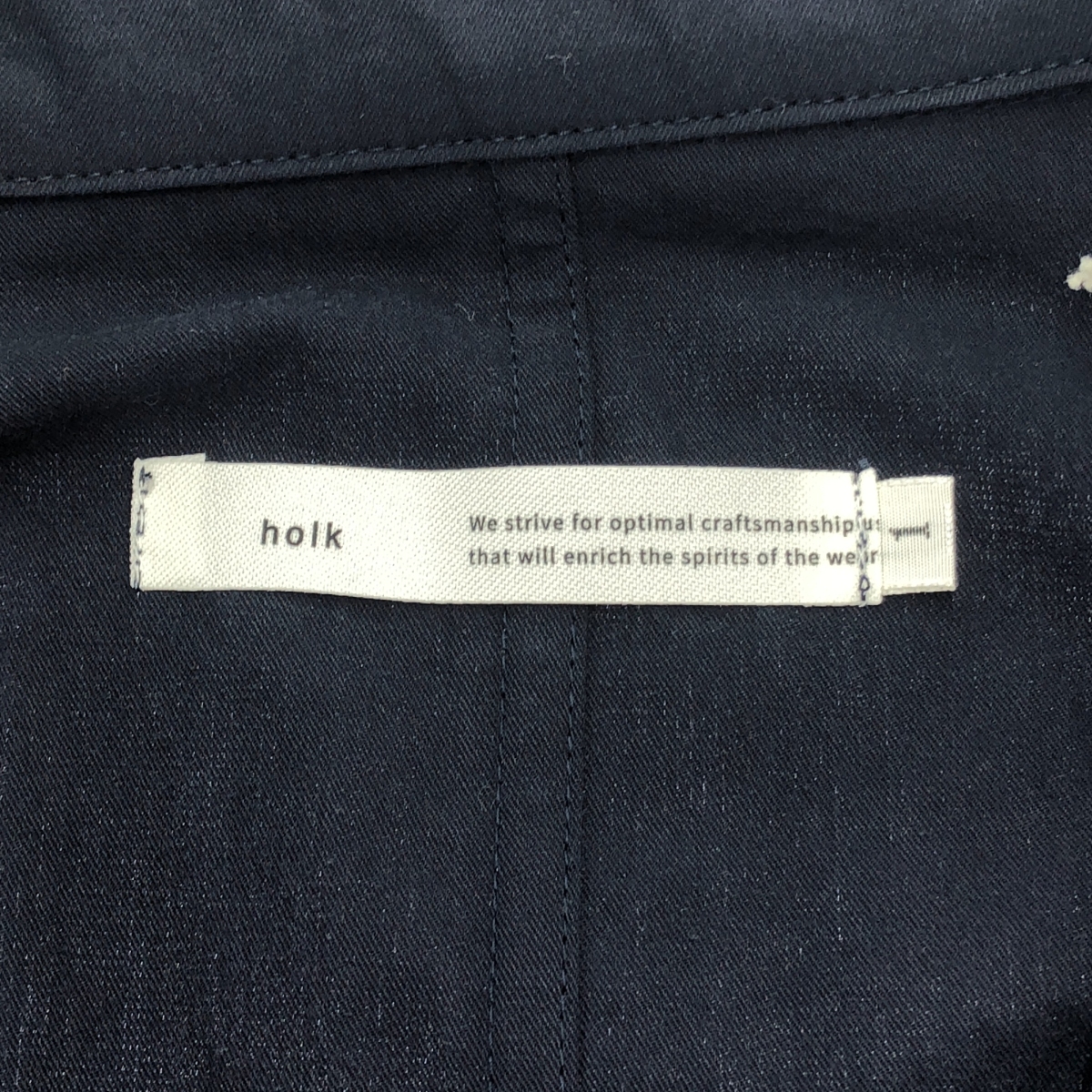 holk / ホーク コットン テーラードジャケット