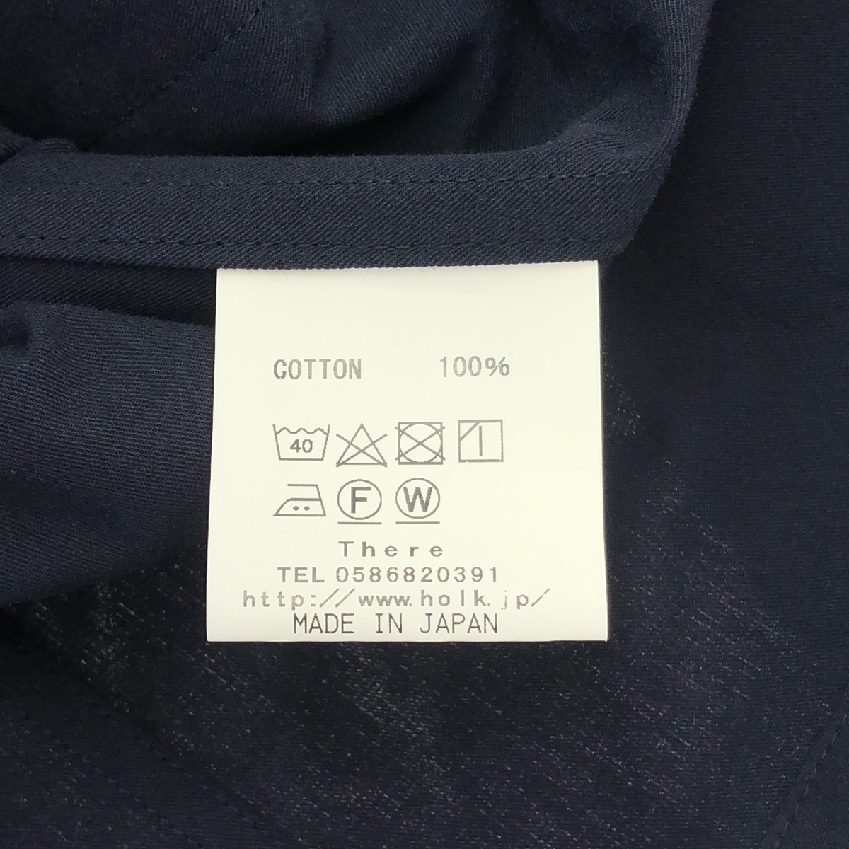 holk / ホーク コットン テーラードジャケット