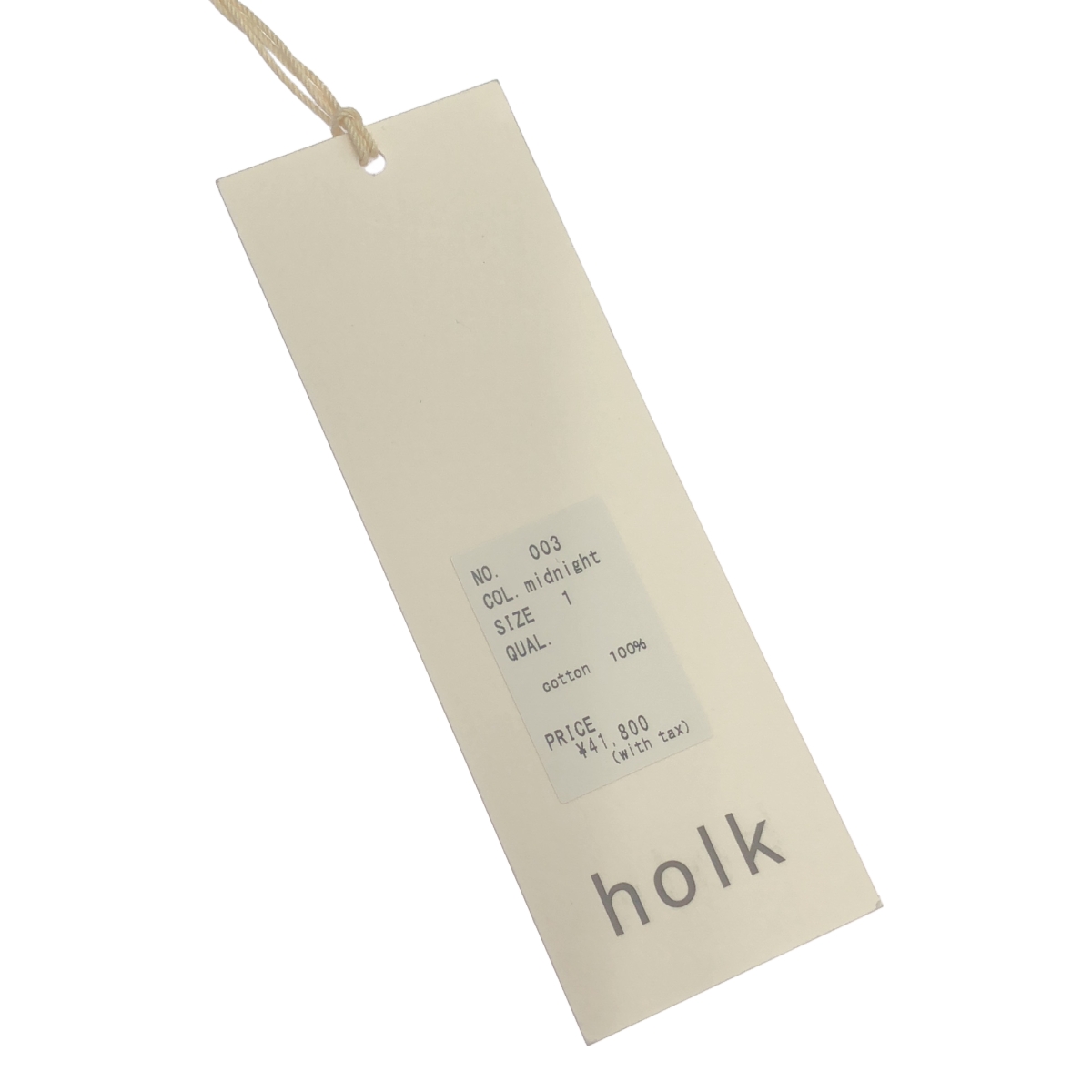 holk / ホーク コットン テーラードジャケット