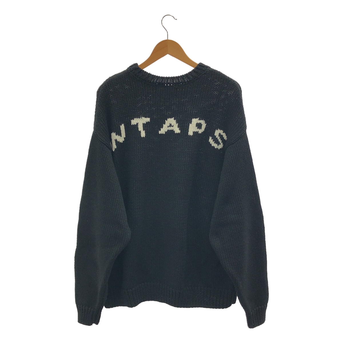 WTAPS / ダブルタップス ロゴ ローゲージ クルーネック ニット