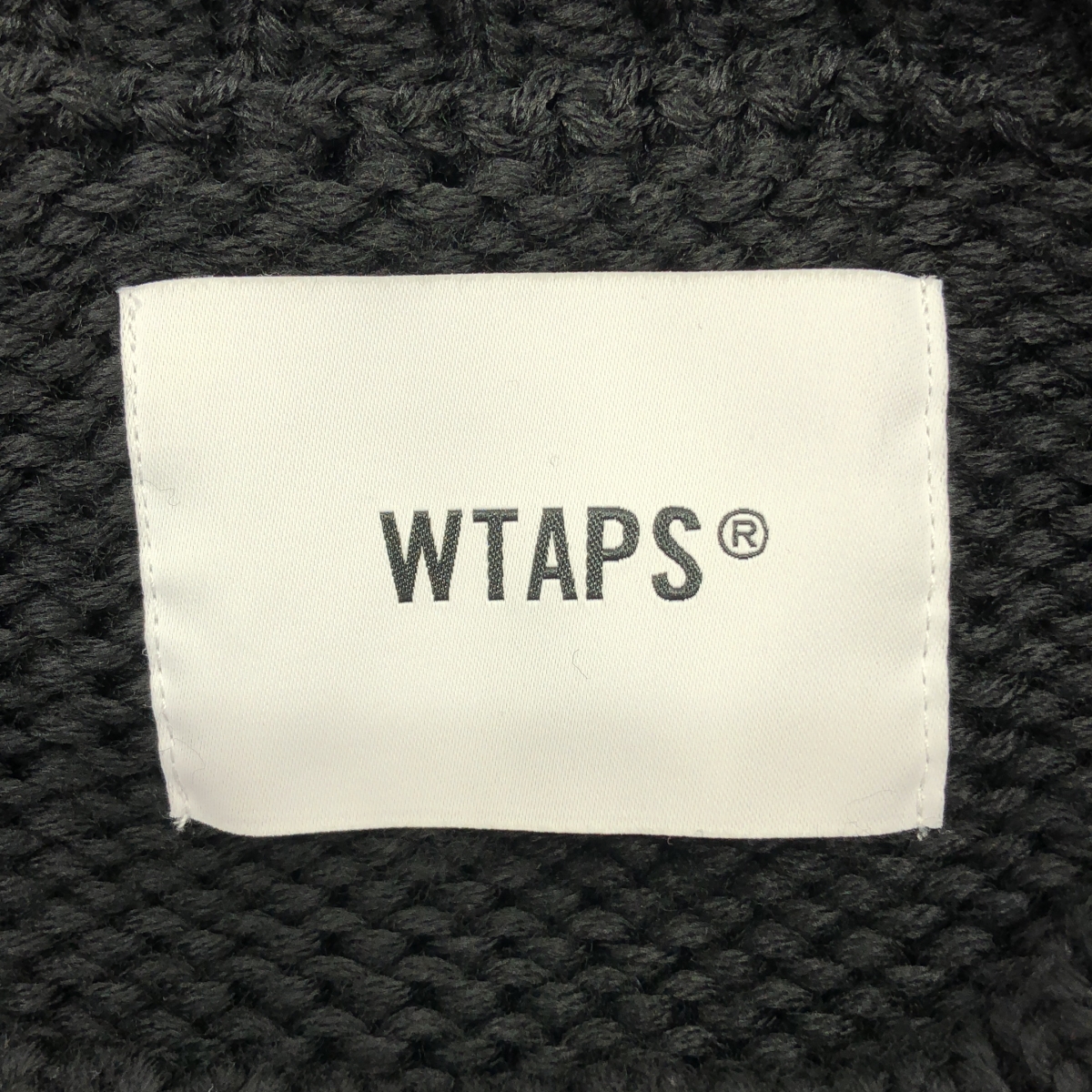 WTAPS / ダブルタップス ロゴ ローゲージ クルーネック ニット