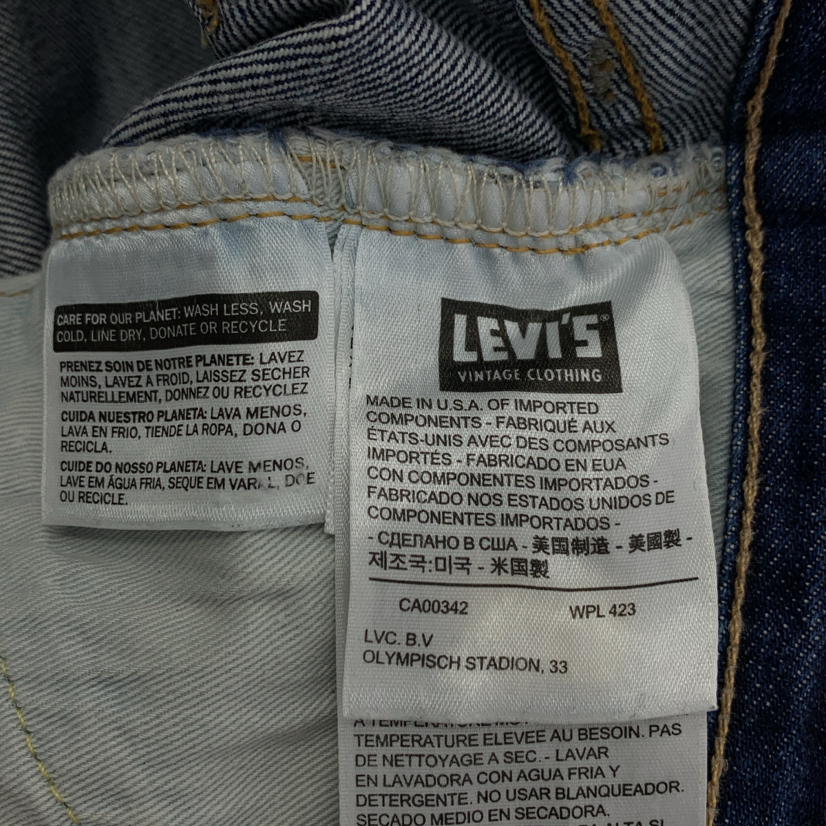 LEVI'S VINTAGE CLOTHING LVC / リーバイスヴィンテージクロージング 501XX 1966年復刻モデル デニムパンツ 米国製
