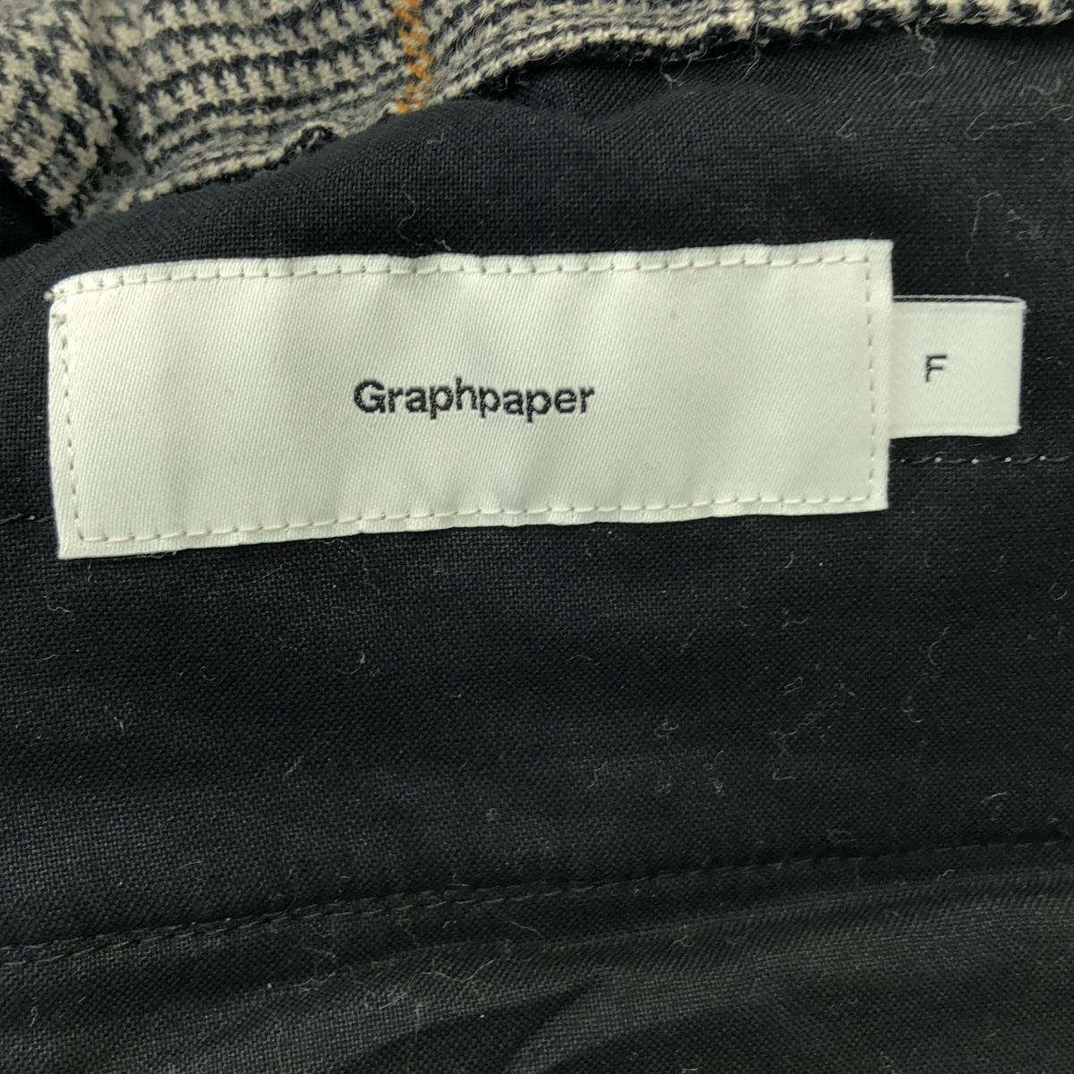 Graphpaper / グラフペーパー GLENCHECK WOOL COOK PANTS グレンチェック クックパンツ